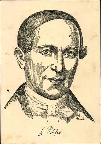 Künstler Ak Friedrich Silcher, Altmeister des deutschen Volksliedes, Portrait