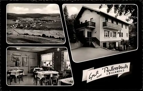 Ak Ballersbach Mittenaar im Dillkreis, Gasthaus Pension Bergschenke, Inh. Garotti