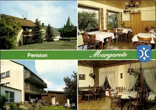Ak Angelburg Lixfeld im Landkreis Marburg Biedenkopf, Pension Margarete, Inh. Santowski