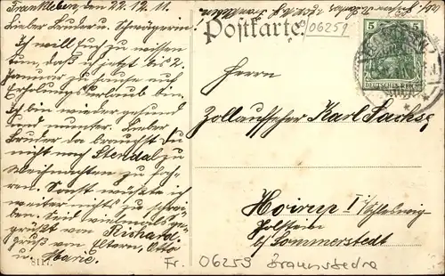 Ak Frankleben Braunsbedra Sachsen Anhalt, Marktplatz, Geschäft August Ströfer