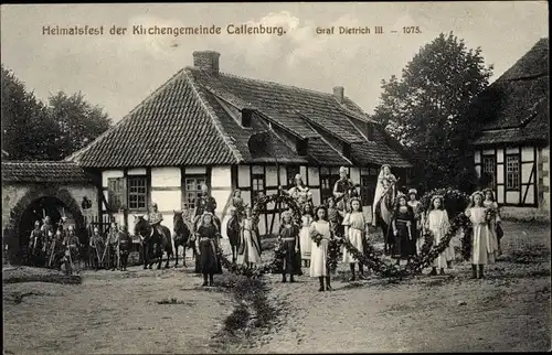 Ak Katlenburg Lindau in Niedersachsen, Heimatfest der Kirchengemeinde, Graf Dietrich III.