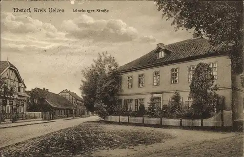 Ak Ebstorf in der Lüneburger Heide, Lüneburger Straße