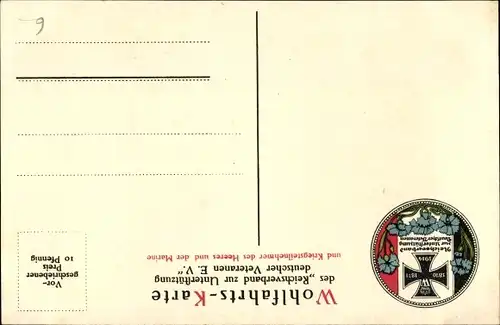 Passepartout Ak Wilhelm II, König von Württemberg, Husar, Wohlfahrtskarte, I. WK
