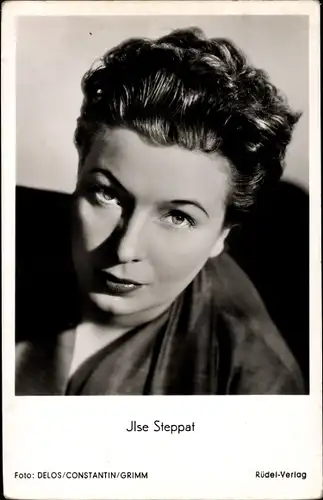 Ak Schauspielerin Ilse Steppat, Portrait, Oberarzt Dr. Solm
