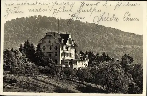 Ak Baden Baden im Stadtkreis Baden Württemberg, Hotel und Café Gretel, Bes. M. Leinweber