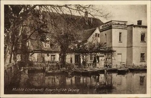 Ak Naunhof im Kreis Leipzig, Mühle Lindhardt, Bes. Ernst Schurk