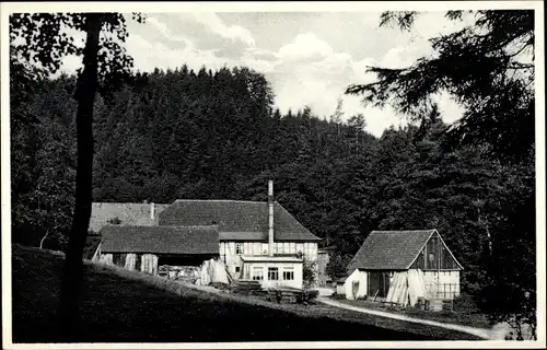 Ak Eisenberg im Saale Holzland Kreis, Waldhaus Froschmühle, Bes. Albert Haufe