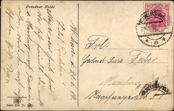 Ak Photochromie Nenke und Ostermaier 279 4326, In der Ak Photochromie Nenke und Ostermaier 279 4326, In der