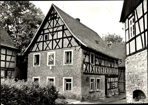 Ak Bad Köstritz an der Weißen Elster Thüringen, Historische Gaststätte zum Frosch