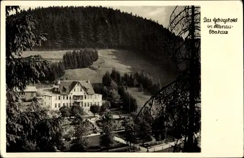 Ak Altenau Clausthal Zellerfeld im Oberharz, Blick zum Gebirgshotel