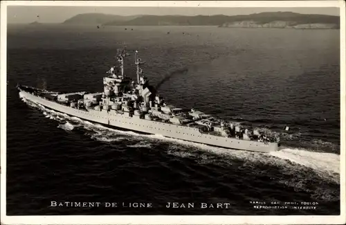 Ak Französisches Kriegsschiff, Jean Bart, Batiment de Ligne, Linienschiff