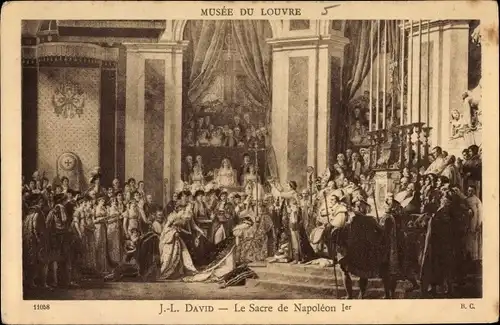Künstler Ak David, J. L., Le Sacre de Napoleon Ier, Musee du Louvre