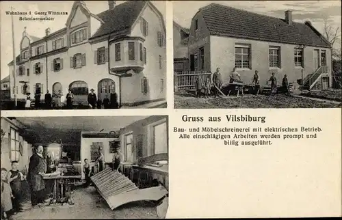 Ak Vilsbiburg in Niederbayern, Wohnhaus von Schreinermeister Georg Wittmann