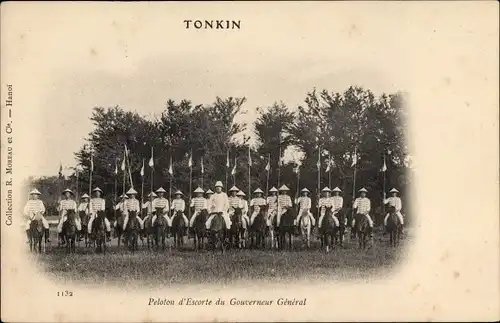 Ak Tonkin Vietnam, Peloton d'Escorte du Gouverneur Général