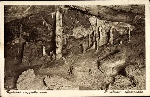 Ak Aggtelek Ungarn, Aggteleki cseppköbarlang, Paradicsom elöcsarnoka, Tropfsteinhöhle