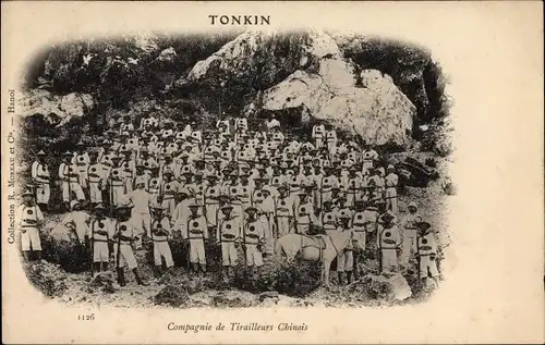 Ak Tonkin Vietnam, Compagnie de Tirailleurs Chinois, Schützen