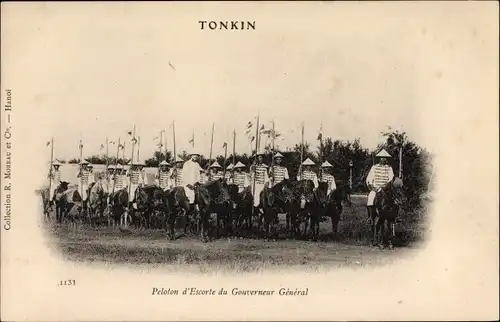 Ak Tonkin Vietnam, Peloton d'Escorte du Gouverneur General