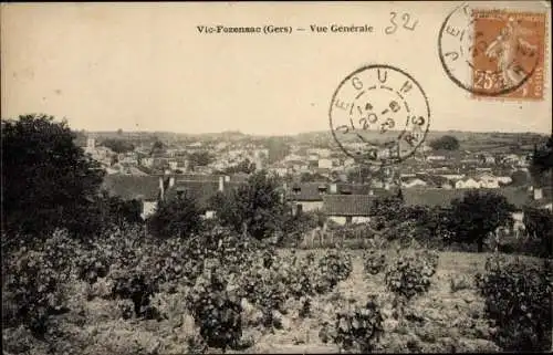 Ak Vic Fezensac gers, Vue Generale, Panorama vom Ort