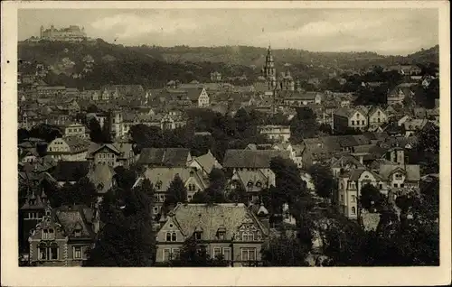 Ak Coburg in Oberfranken, Blick über die Stadt