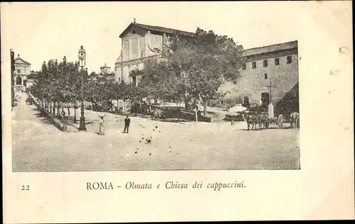 Ak Roma Rom Lazio, Olmata e Chiesa dei Cappuccini