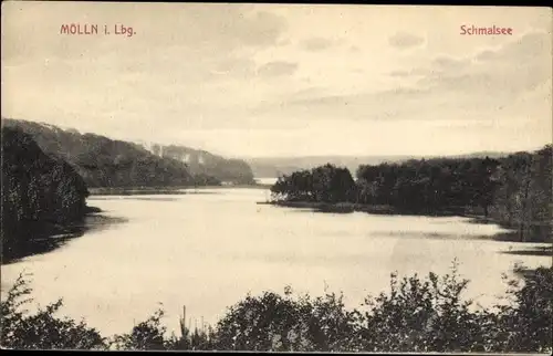 Ak Mölln im Herzogtum Lauenburg, Blick auf den Schmalsee