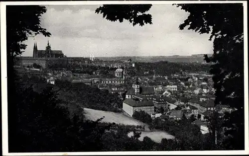 Ak Praha Prag, Stadtpanorama mit Hradschin