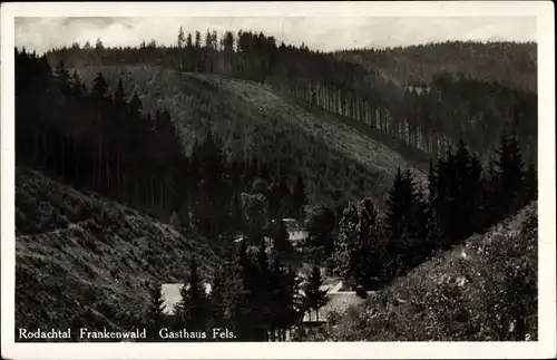 Ak Presseck in Oberfranken, Rodachtal, Frankenwald, Gasthaus Fels