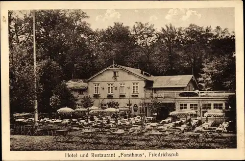 Ak Friedrichsruh Aumühle in Schleswig Holstein, Hotel und Restaurant Forsthaus, Inh. T. Bollow