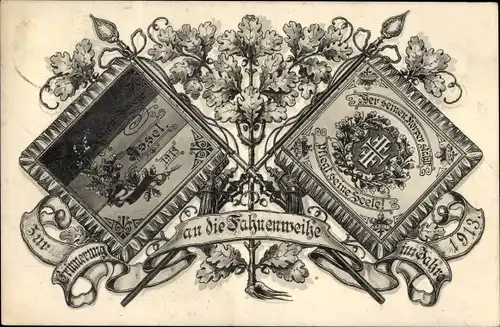Ak Assel Drochtersen in Niedersachsen, Fahnenweihe 1913, Turnverein