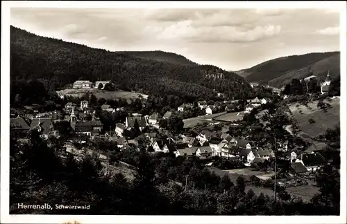 Ak Bad Herrenalb im Schwarzwald, Blick auf Ortschaft und Umgebung