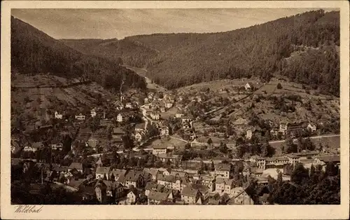 Ak Bad Wildbad im Kreis Calw Baden Württemberg, Stadtpanorama