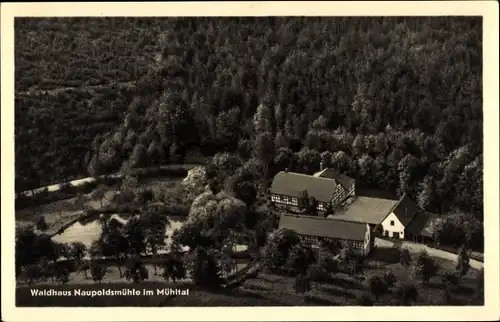 Ak Eisenberg im Saale Holzland Kreis, Waldhaus Naupoldsmühle im Mühltal