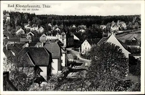 Ak Bad Klosterlausnitz in Thüringen, Blick von der Kirche