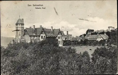 Ak Donostia San Sebastián Baskenland, Palacio Real