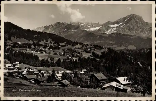 Ak Villars sur Ollon Kt. Waadt, Ortschaft mit Landschaftsblick