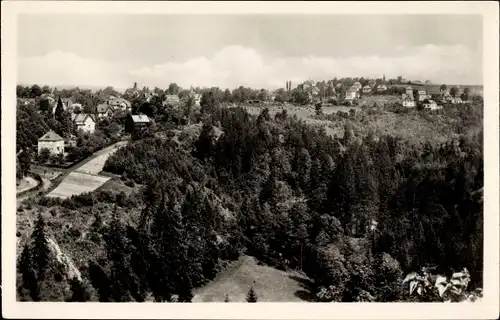 Ak Jocketa Pöhl Vogtland, Blick auf den Ort mit Umgebung