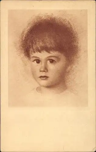 Künstler Ak Schachinger, Walter, Nr. 203, Kinderportrait, kleiner Junge