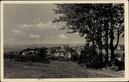 Ak Schöneck im Vogtland Sachsen, Blick auf den Ort mit Umgebung