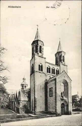 Ak Hildesheim in Niedersachsen, Blick auf den Dom