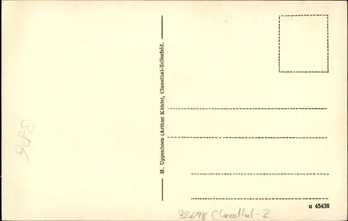 Ak Clausthal Zellerfeld im Oberharz, Blick auf Ortschaft und Umgebung