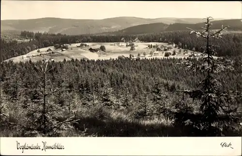 Ak Klingenthal im Vogtland Sachsen, Ortschaft mit Landschaftsblick