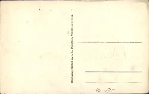 Künstler Ak Herkendell, Hans, Düsseldorf am Rhein, Das Wilhelm Marx Haus