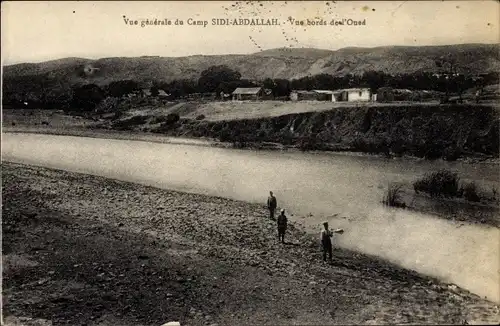 Ak Sidi Abdallah Tunesien, Vue bords de l'Oued, Partie am Flussufer