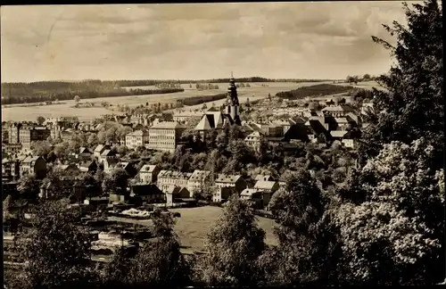 Ak Adorf im Vogtland, Blick auf den Ort mit Umgebung