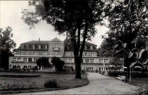 Ak Bad Köstritz an der Weißen Elster Thüringen, Blick auf das Sanatorium