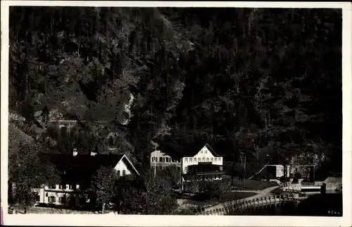 Ak Urfeld Kochel am See Oberbayern, Hans Wiesmayer's Hotel zur Post und Jäger am See
