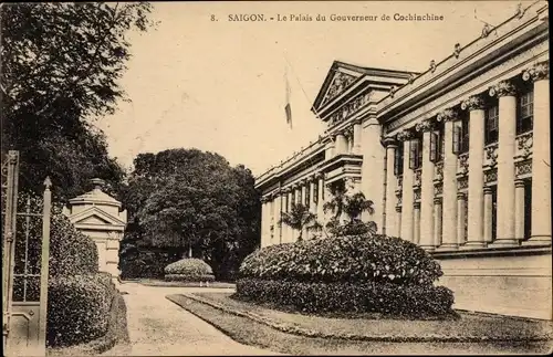 Ak Saigon Cochinchine Vietnam, Le Palais du Gouverneur de Cochinchine