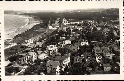 Ak Avilés Asturien Spanien, Stadtpanorama, Meer, Gebäude