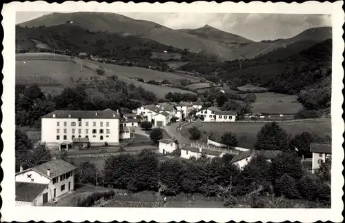 Ak Dancharinea Navarra Spanien, Vista general, Ortschaft mit Landschaftsblick