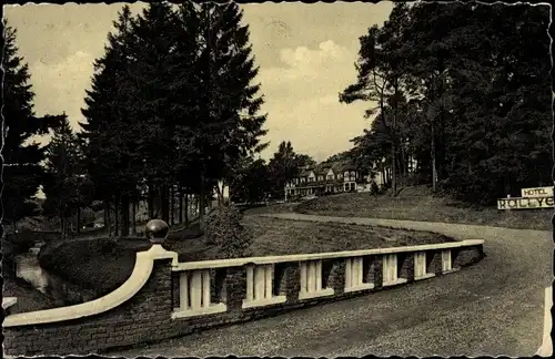 Ak Genval les Eaux Wallonisch Brabant, Hotel Restaurant Le Rallye St. Hubert